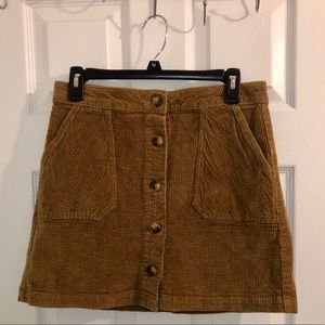 Versona corduroy miniskirt